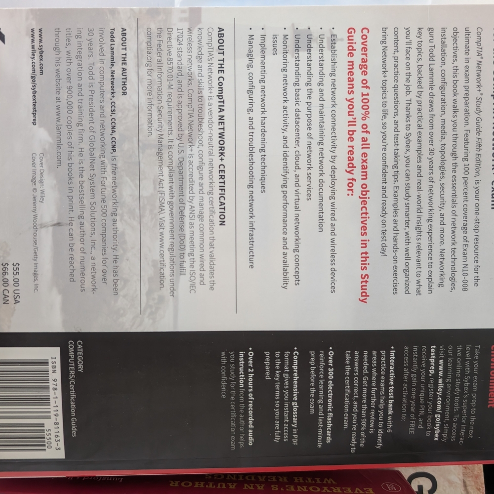 CompTIA Network+ Study Guide Fifth Edition - White - Picture 2 of 3